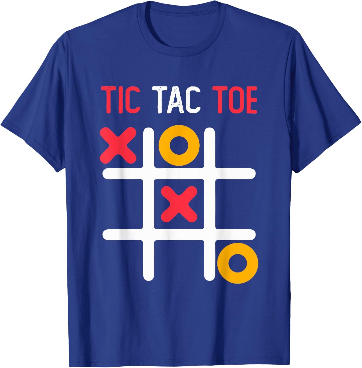 Tic Tac Toe classic Strategy game for all Gamers and Nerds T-Shirt - T-Shirt | Royal
