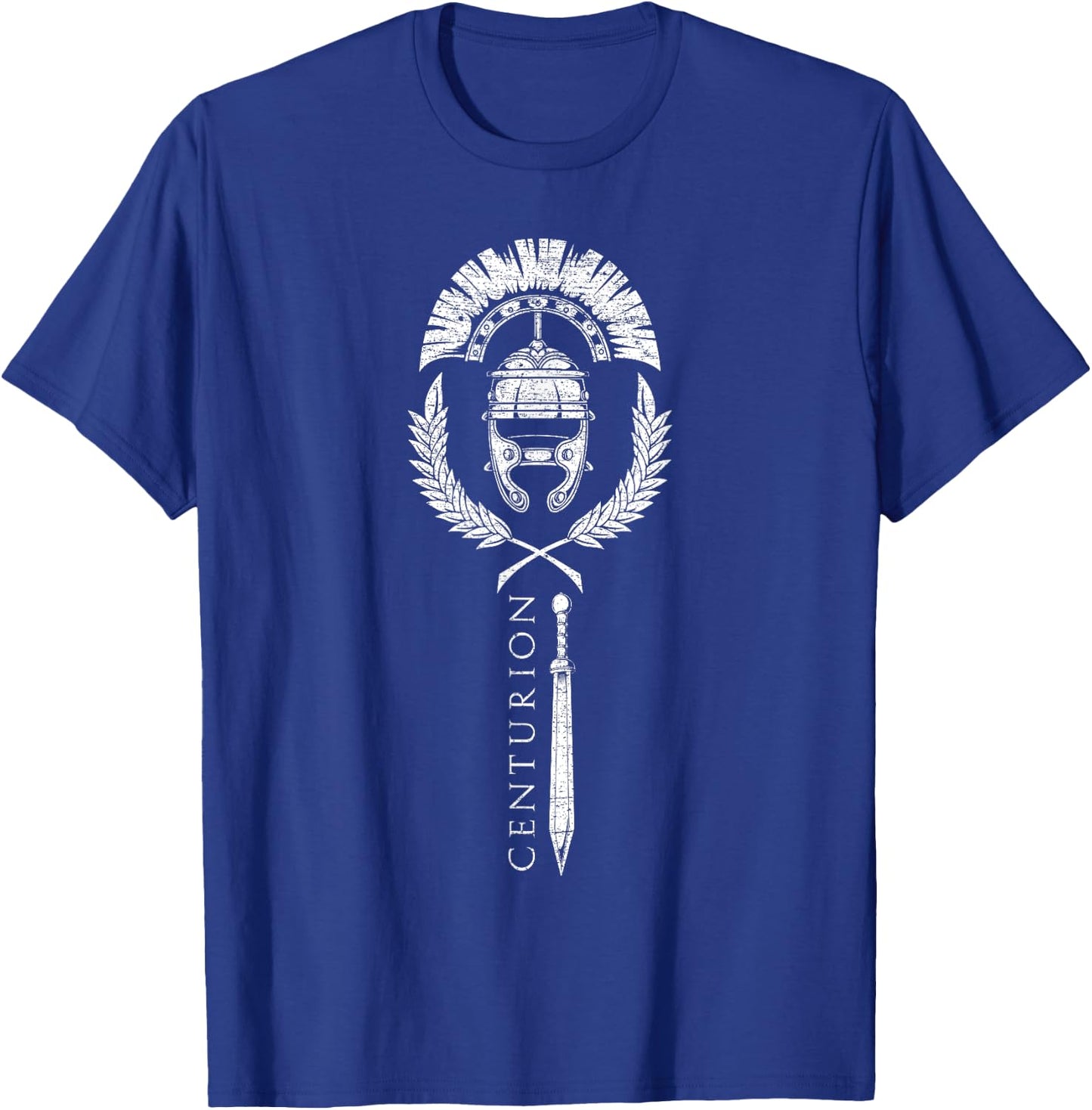 SPQR Designs Roman Centurion - Men's Black Classic Fit Short Sleeve - Small T-Shirt - T-Shirt | Royal