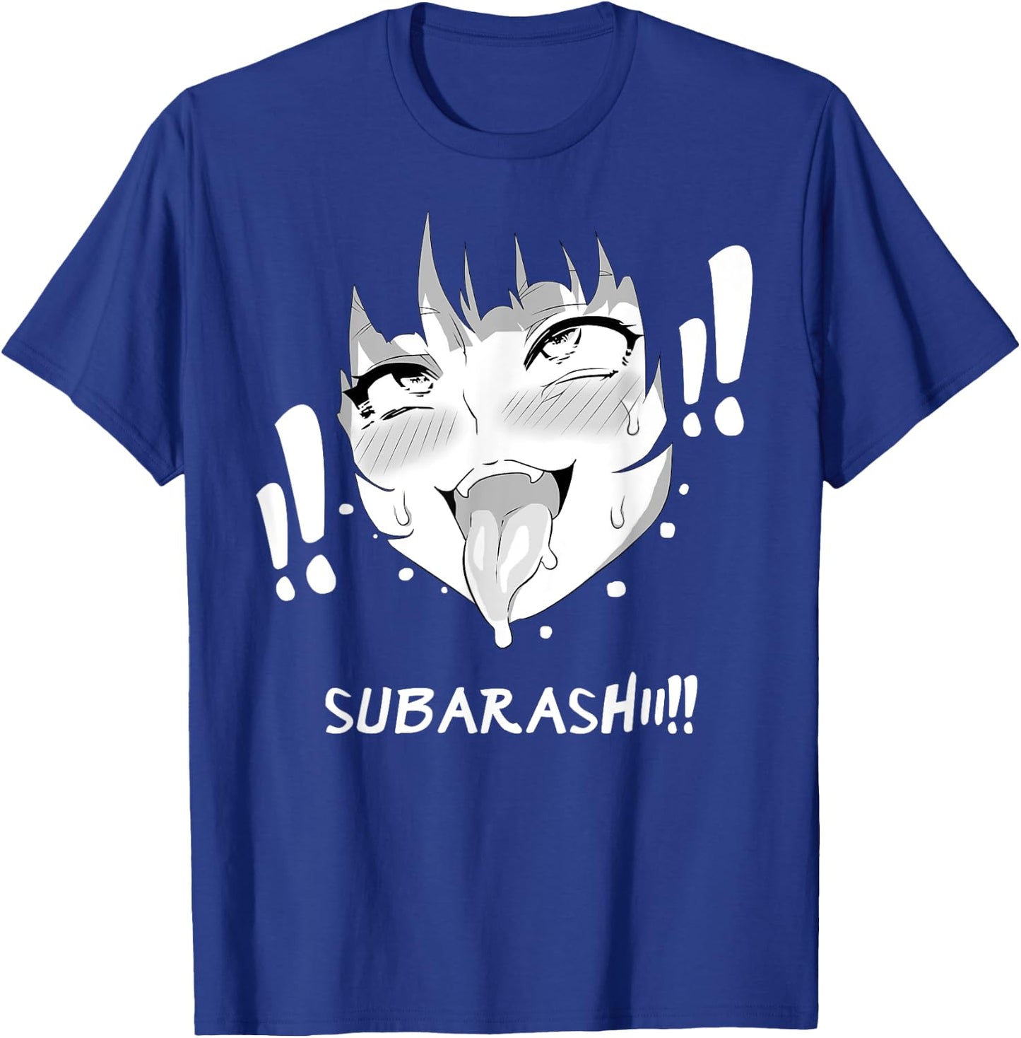Ahegao Face Shirt Anime Manga Hentai Girl Subarashii Apparel T-Shirt - T-Shirt | Royal