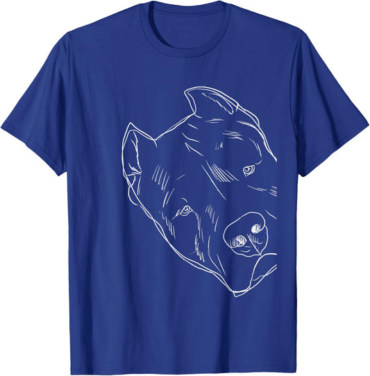 Funny Dog Dogo Argentino Men Women Kids T-Shirt - T-Shirt | Royal