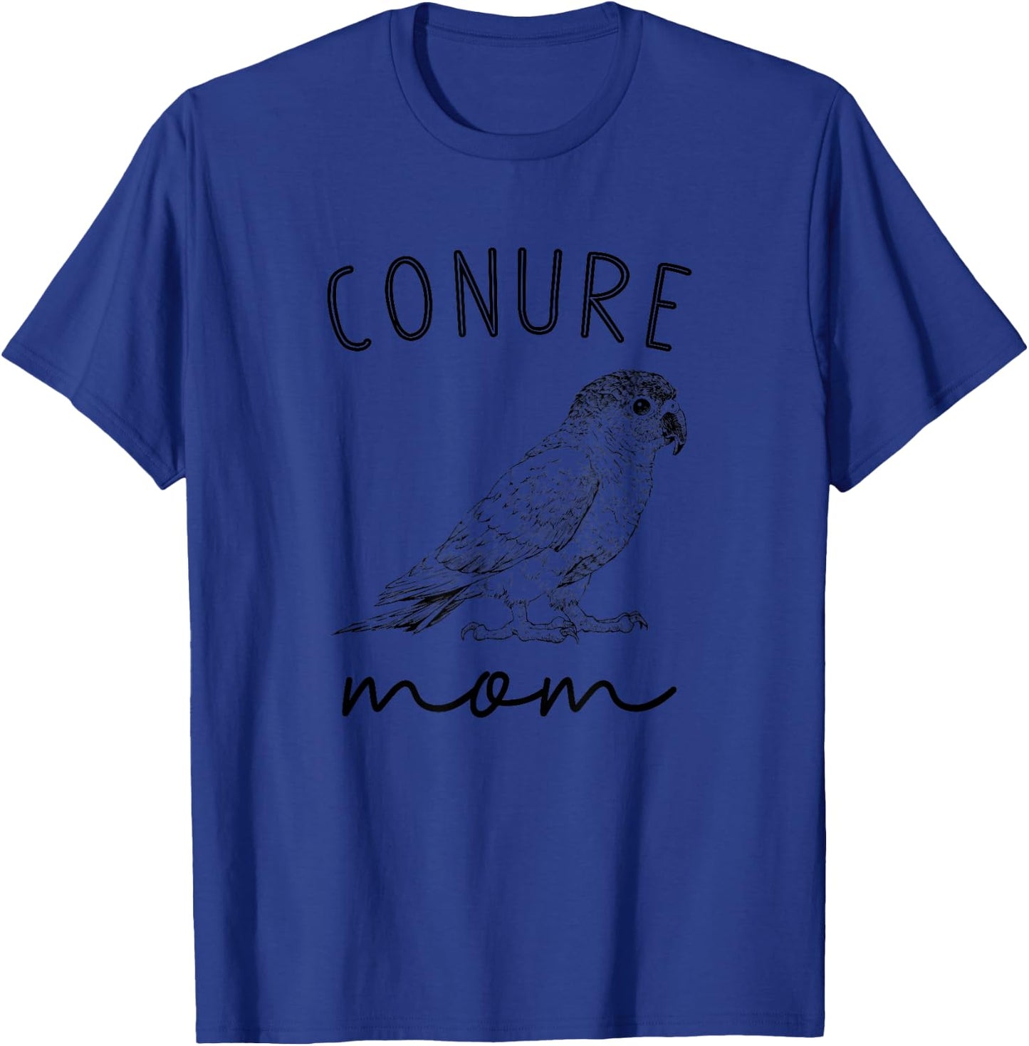 Conure Mom Green Cheek Conure Parrot Bird Mama T-Shirt - T-Shirt | Royal