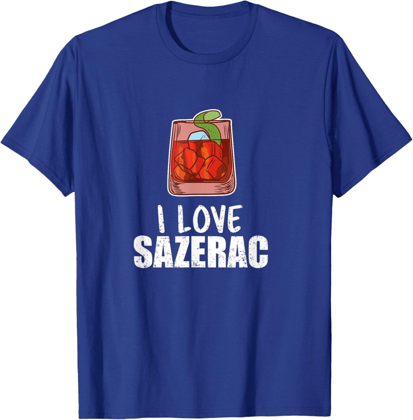I Love Sazerac Bourbon Whisky Drinker T-Shirt - T-Shirt | Royal