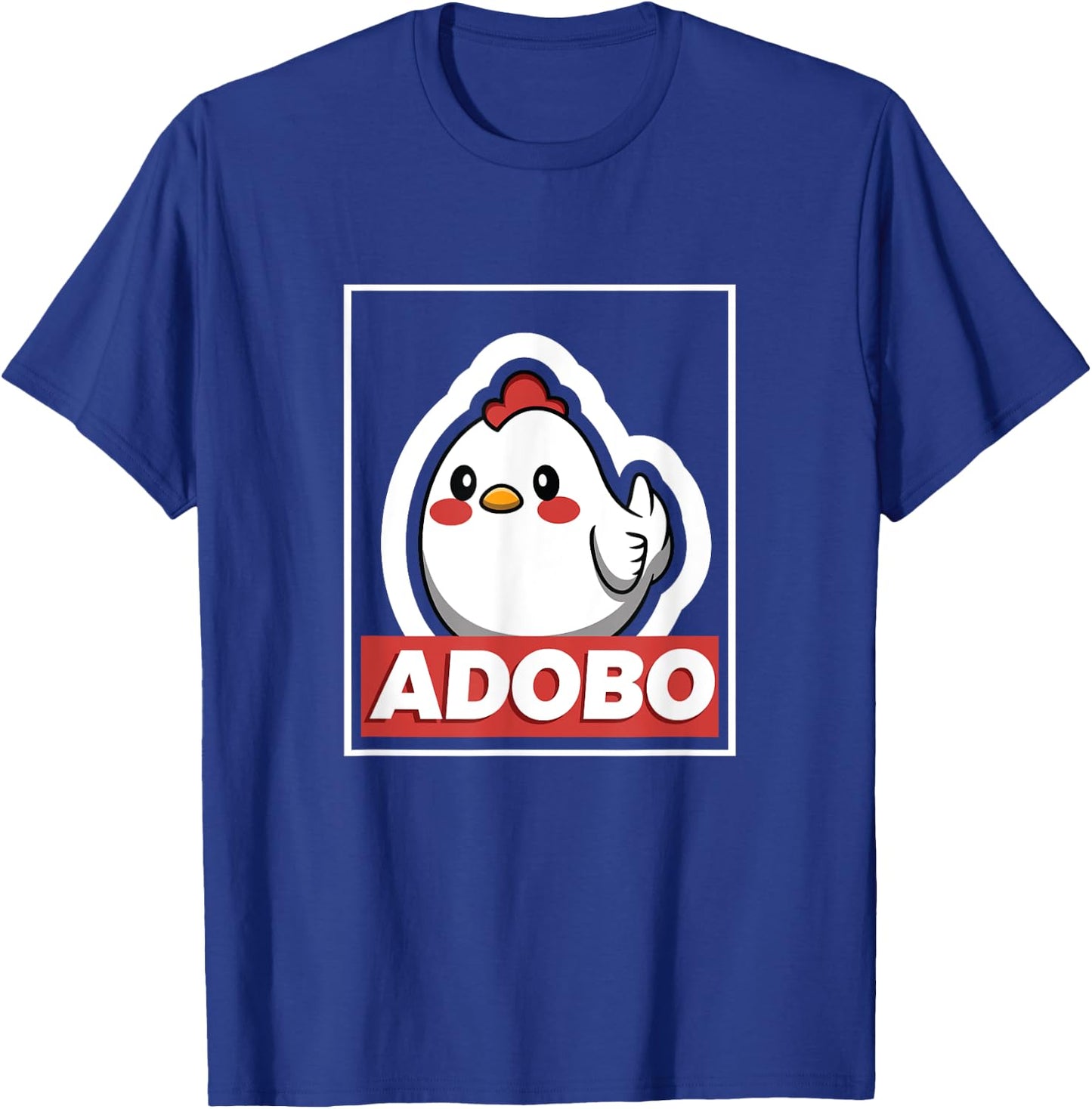 Adobo Chicken Kawaii Philippines Shirt Filipino Food Gift T-Shirt - T-Shirt | Royal