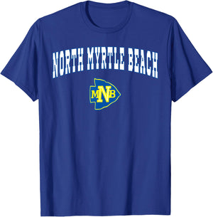North Myrtle Beach High School Chiefs C2 Men Women Girls Kids T-Shirt - T-Shirt | Royal