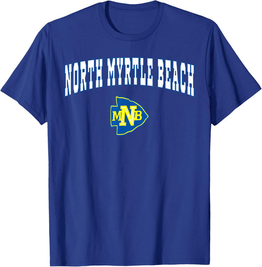 North Myrtle Beach High School Chiefs C2 Men Women Girls Kids T-Shirt - T-Shirt | Royal