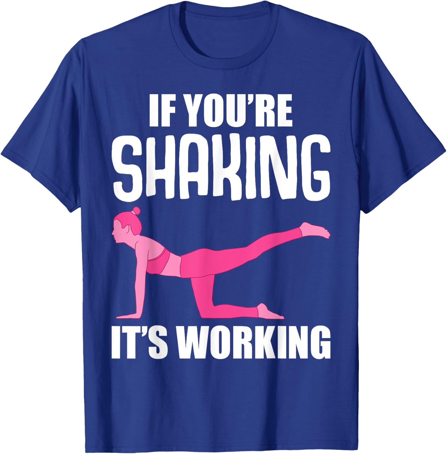 Funny Pilates Men Gym Fitness Instructor Workout T-Shirt - T-Shirt | Royal