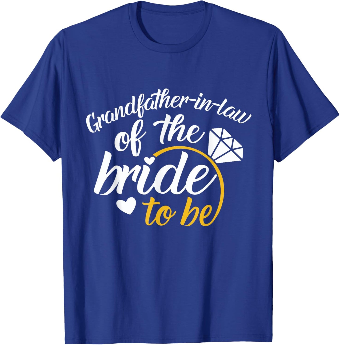 Grandfather-in-law Of The Bride-To-Be Big Wedding Day T-Shirt - T-Shirt | Royal