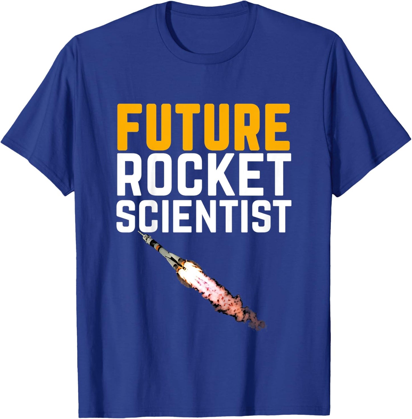 Kids Future Rocket Scientist - Funny Astronaut Gift T-Shirt - T-Shirt | Royal