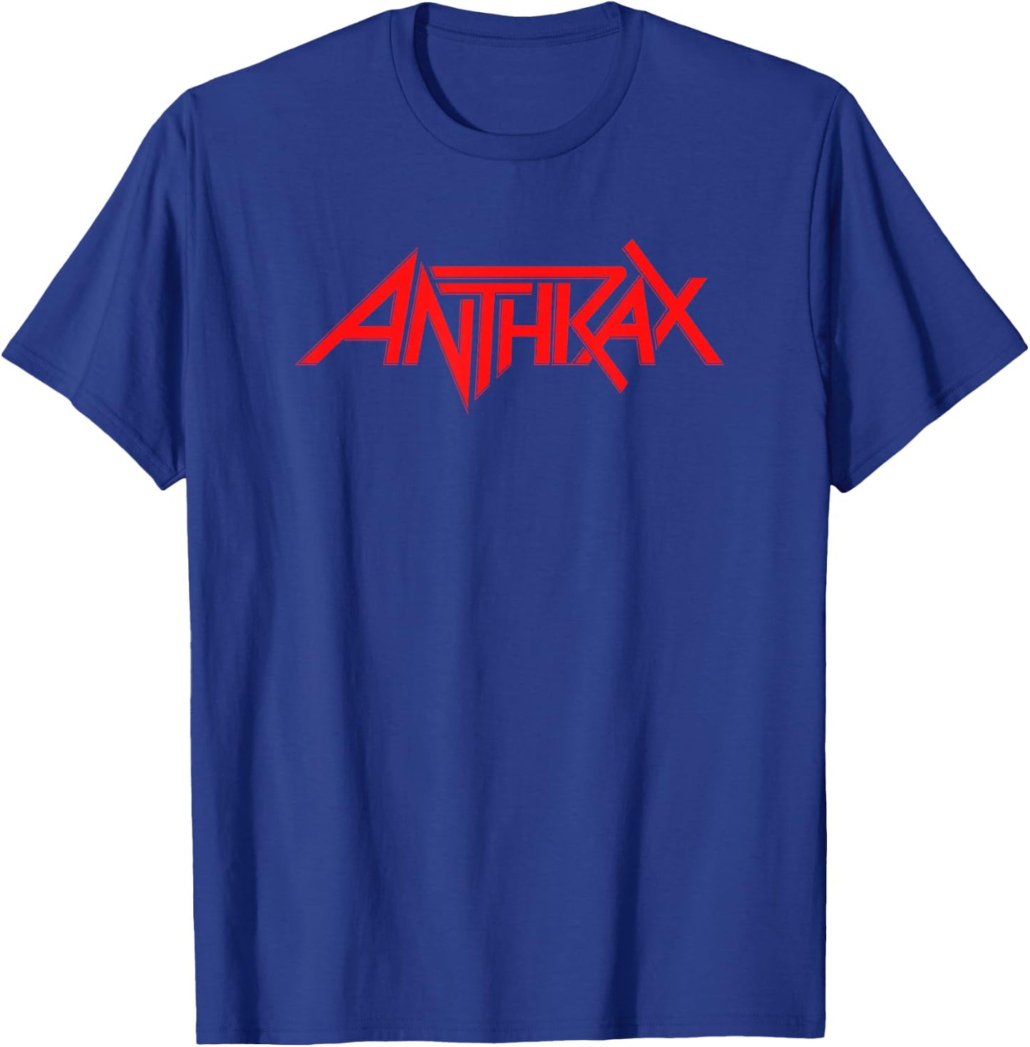 Anthrax – Anthrax Red Logo T-Shirt - T-Shirt | Royal