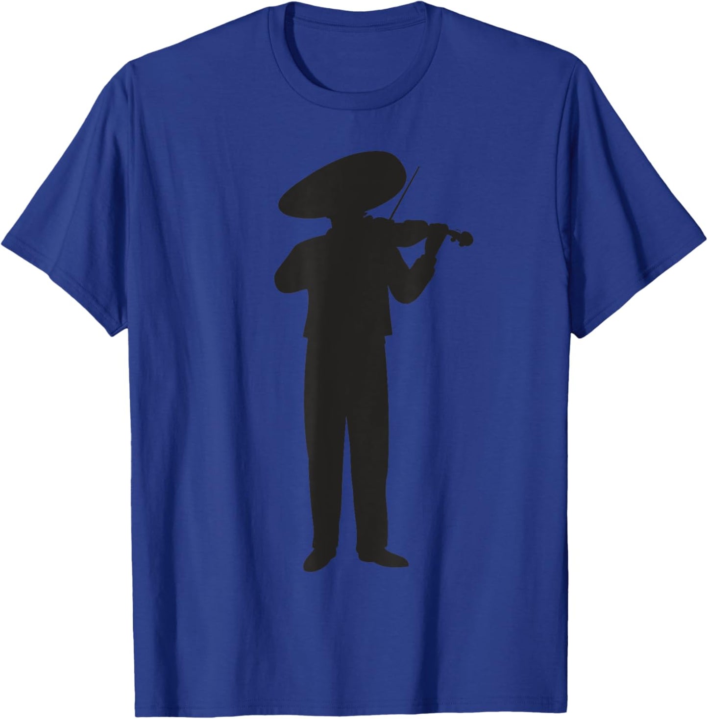 Mariachi Violin Player Mexican Party Charro Latino Pride T-Shirt - T-Shirt | Royal