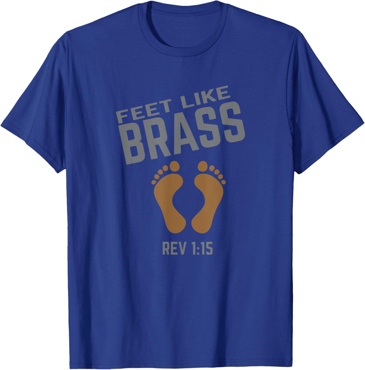 Hebrew Israelite Clothing Feet Like Brass Shirt T-Shirt - T-Shirt | Royal