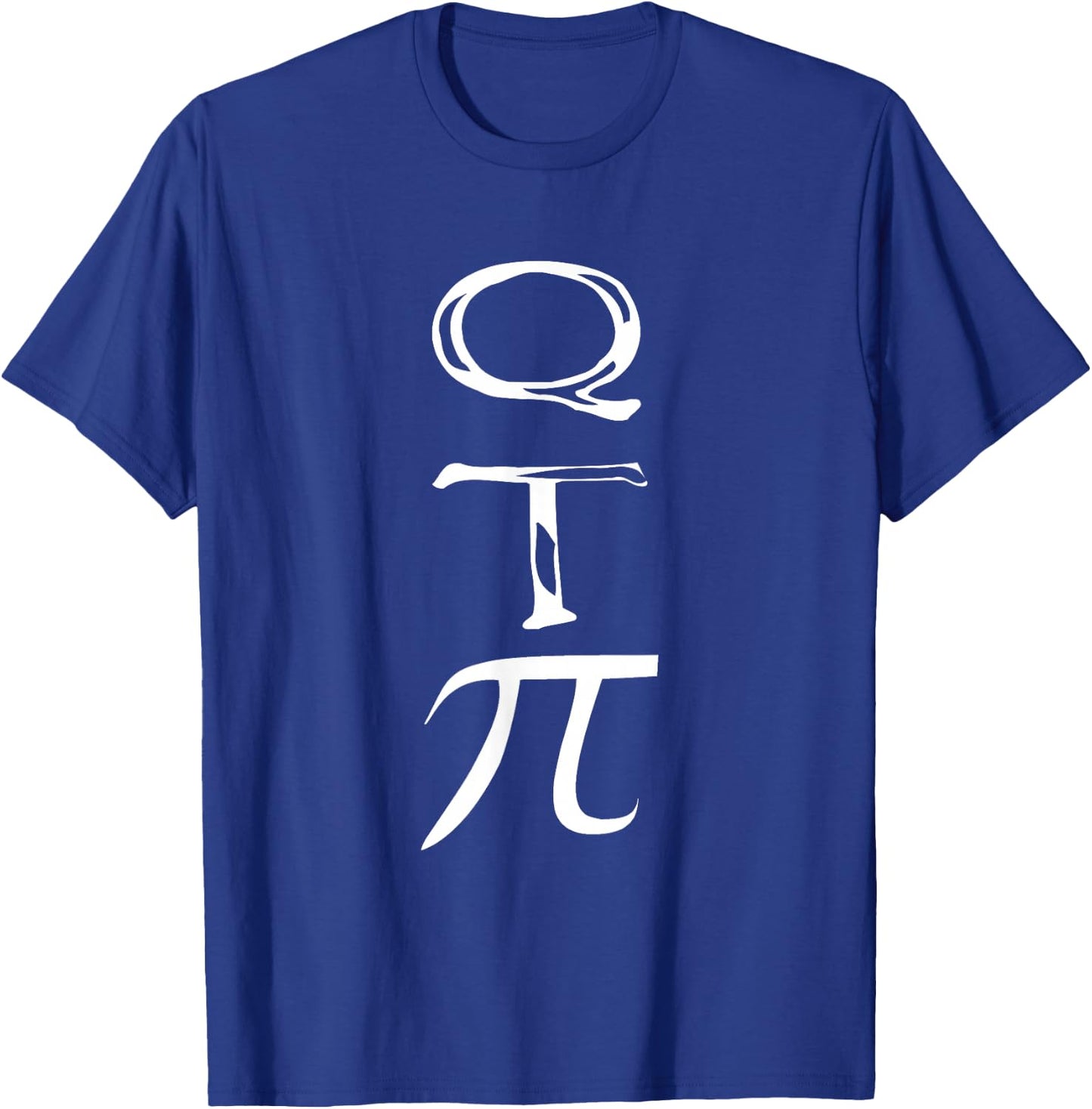 Pi Day 3.14 Cutie PI Q T Pi Funny Pie Math Geek T-Shirt - T-Shirt | Royal