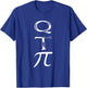Pi Day 3.14 Cutie PI Q T Pi Funny Pie Math Geek T-Shirt - T-Shirt | Royal