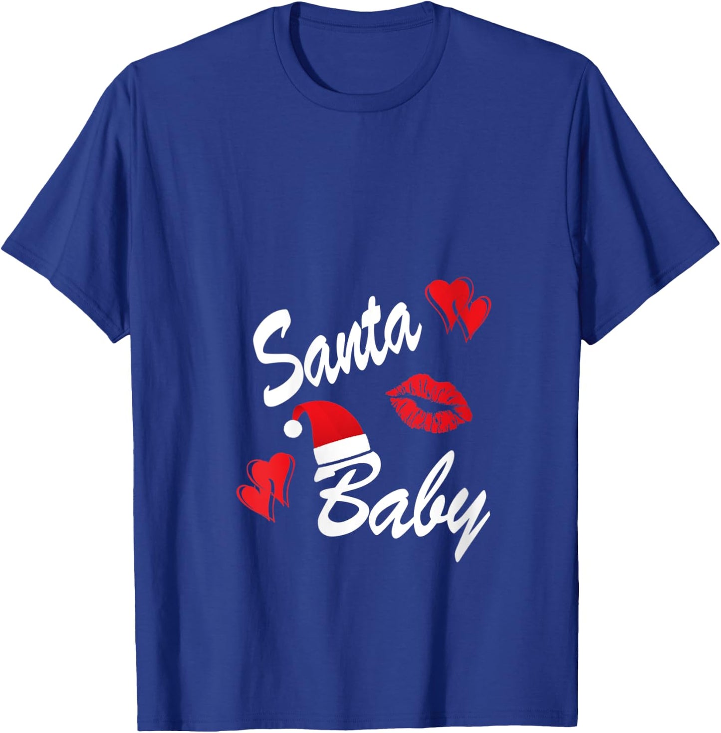 Santa Baby Christmas Design for Moms Who Love Their Santas V-Neck T-Shirt - T-Shirt | Royal