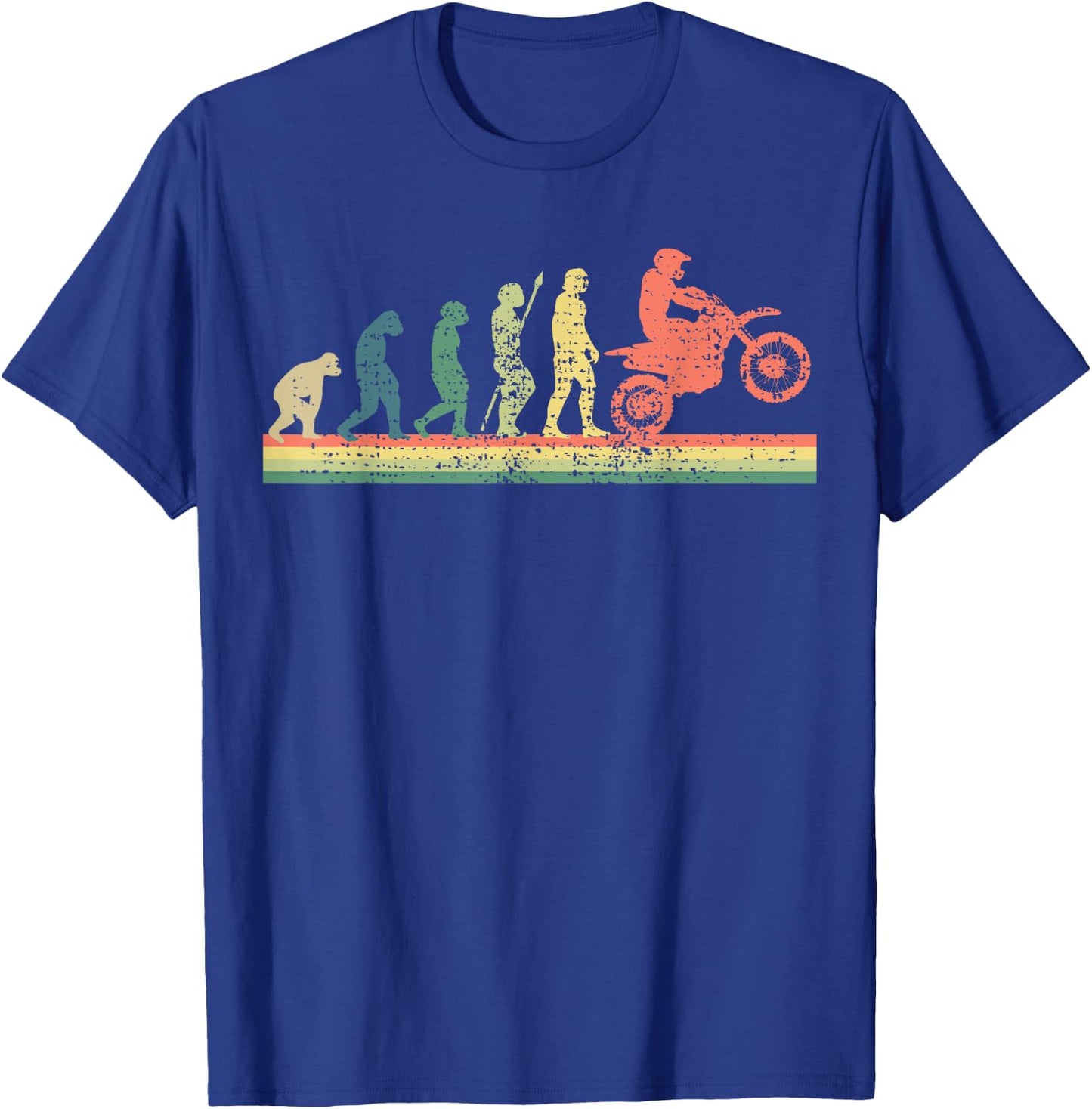 Motocross Motorcross Dirt Bike Gift T-Shirt - T-Shirt | Royal