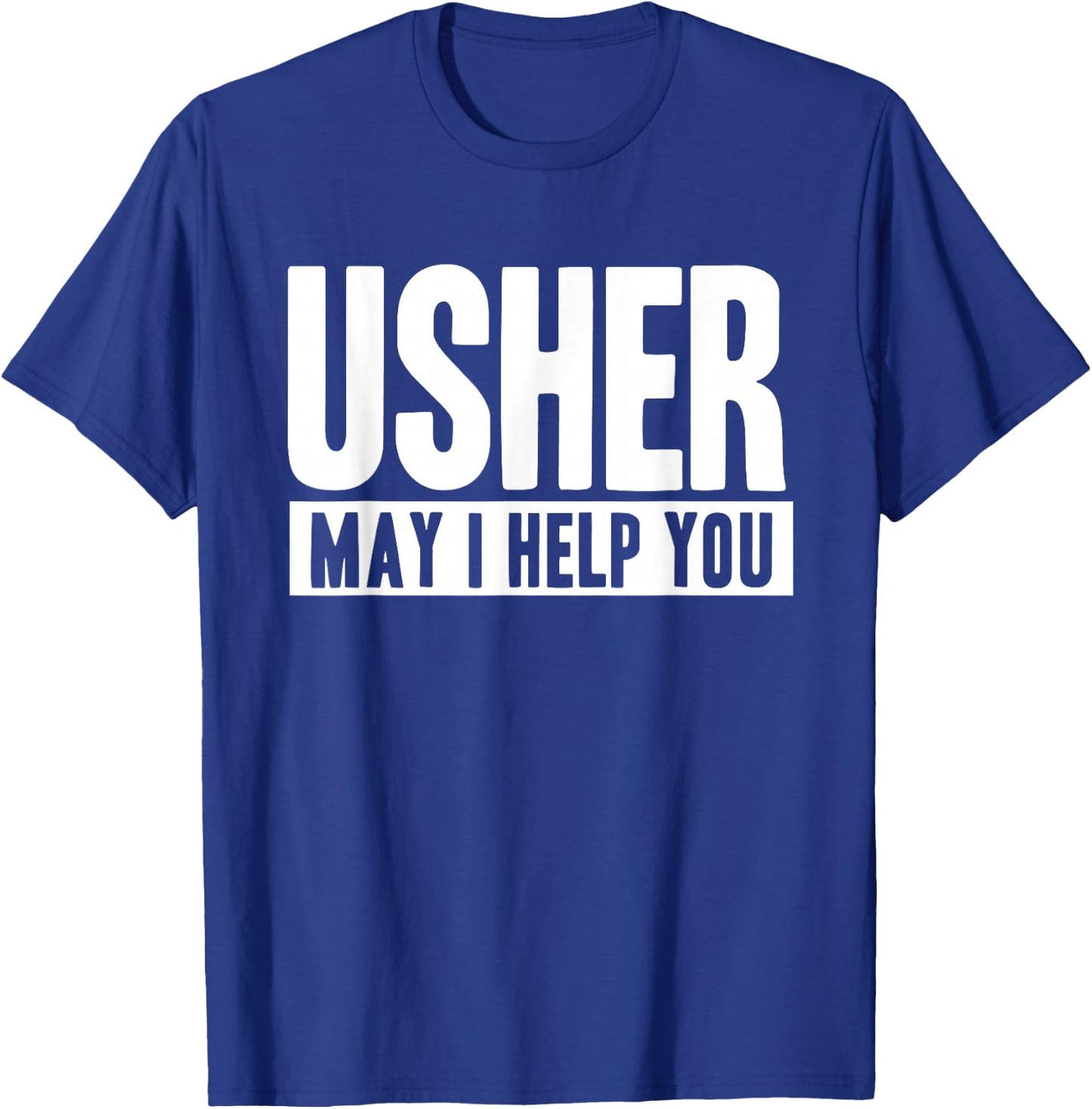 Usher Shirt Uniform T-Shirt - T-Shirt | Royal