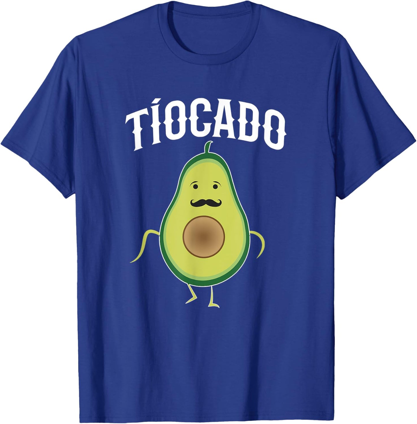 Tiocado Spanish Uncle Funny Avocado T-Shirt - T-Shirt | Royal