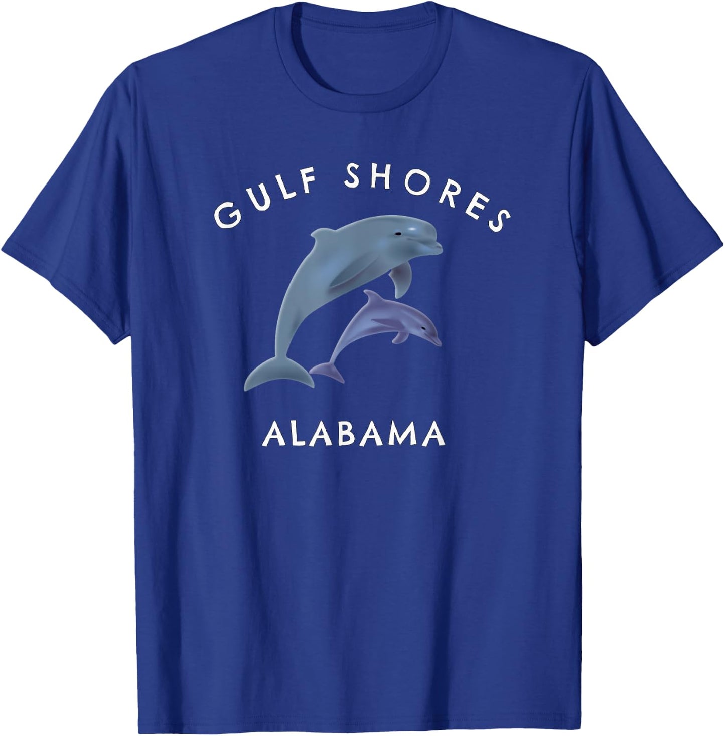 Gulf Shores Alabama Dolphins T-Shirt - T-Shirt | Royal