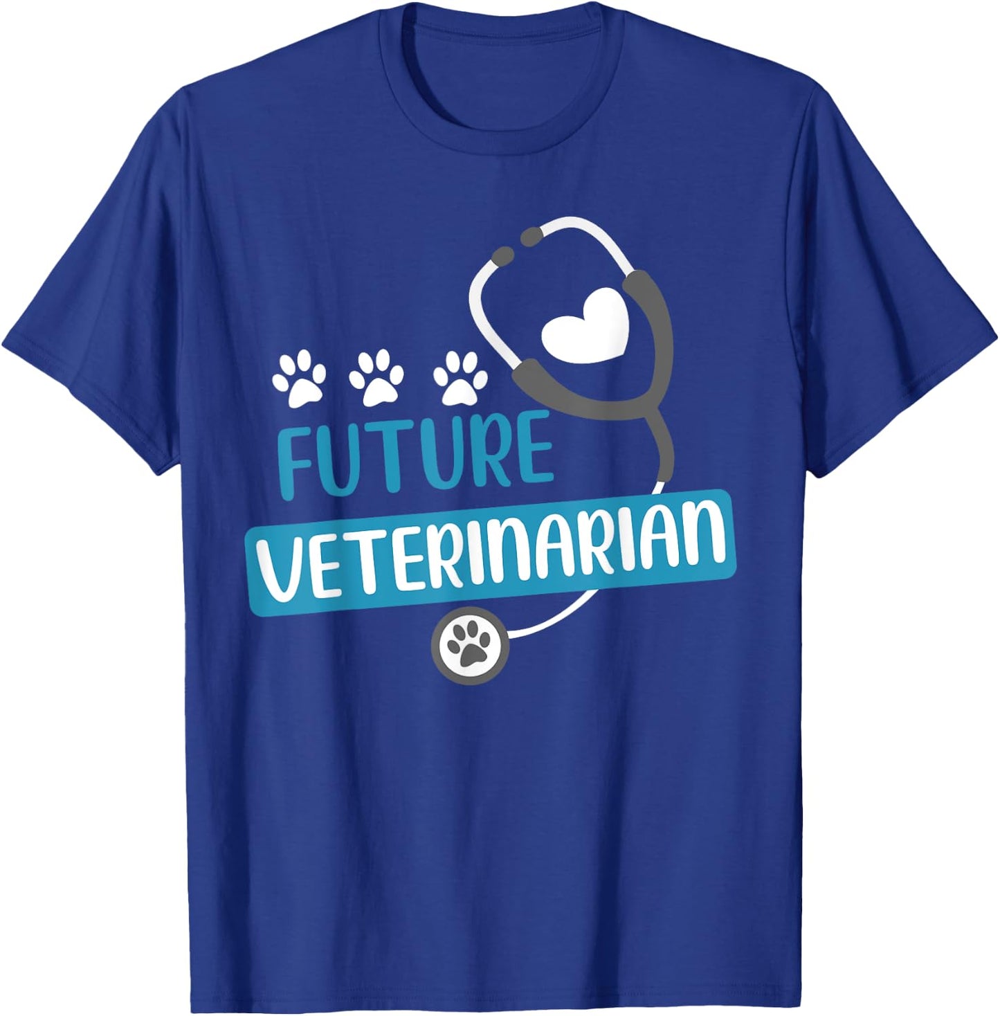 Future Veterinarian Gift Vet Costume Kit Men Women Kids Vet T-Shirt - T-Shirt | Royal