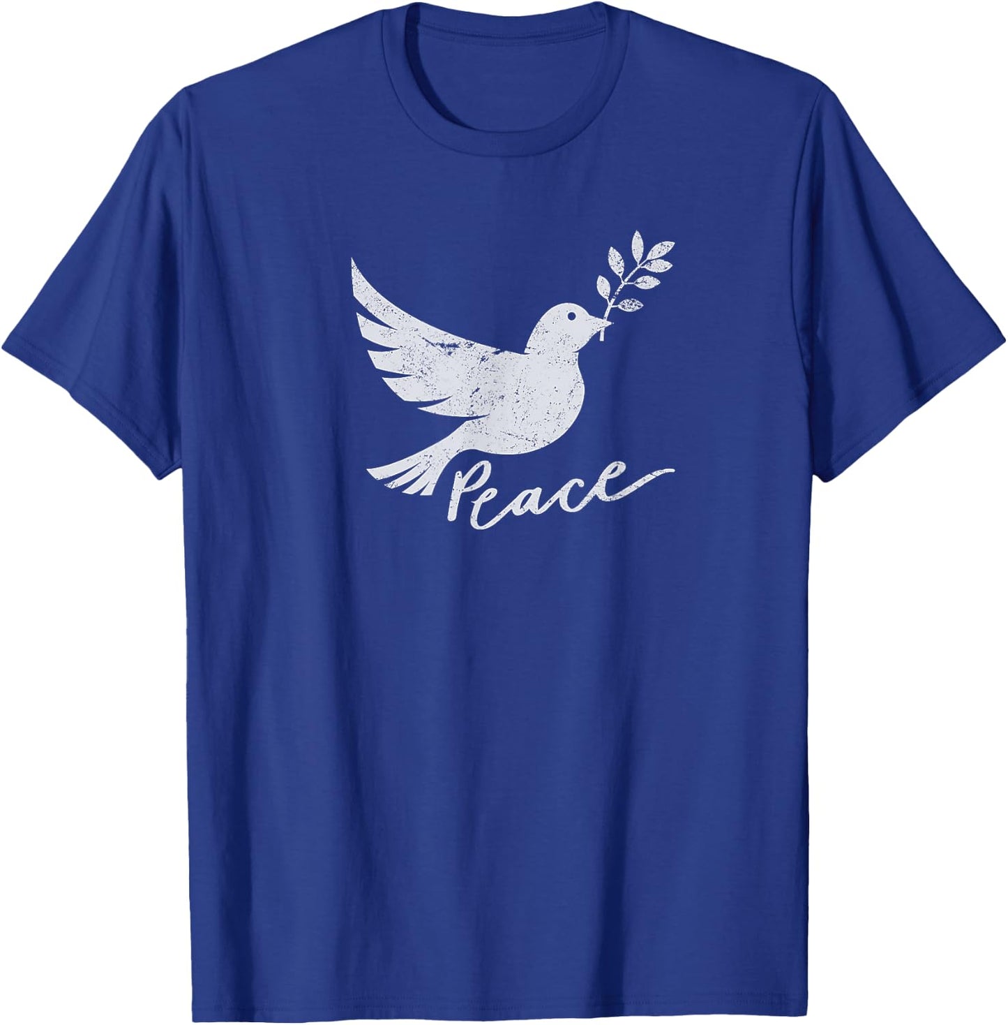 Peace Dove of Peace Sweet Peace Sign Men Women T-Shirt - T-Shirt | Royal