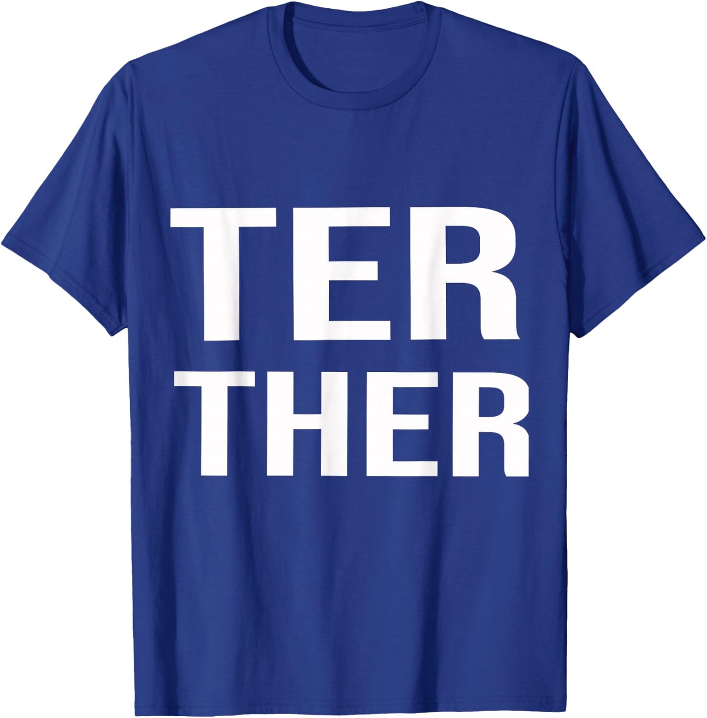Matching Couples and Best Friends Better Together 2nd Part T-Shirt - T-Shirt | Royal