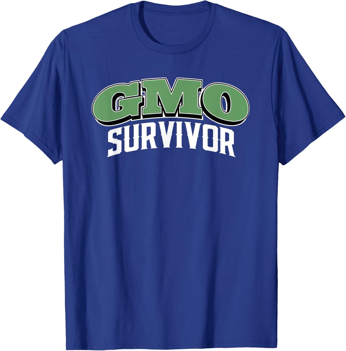 GMO Survivor Farming Food Safety T-Shirt - T-Shirt | Royal