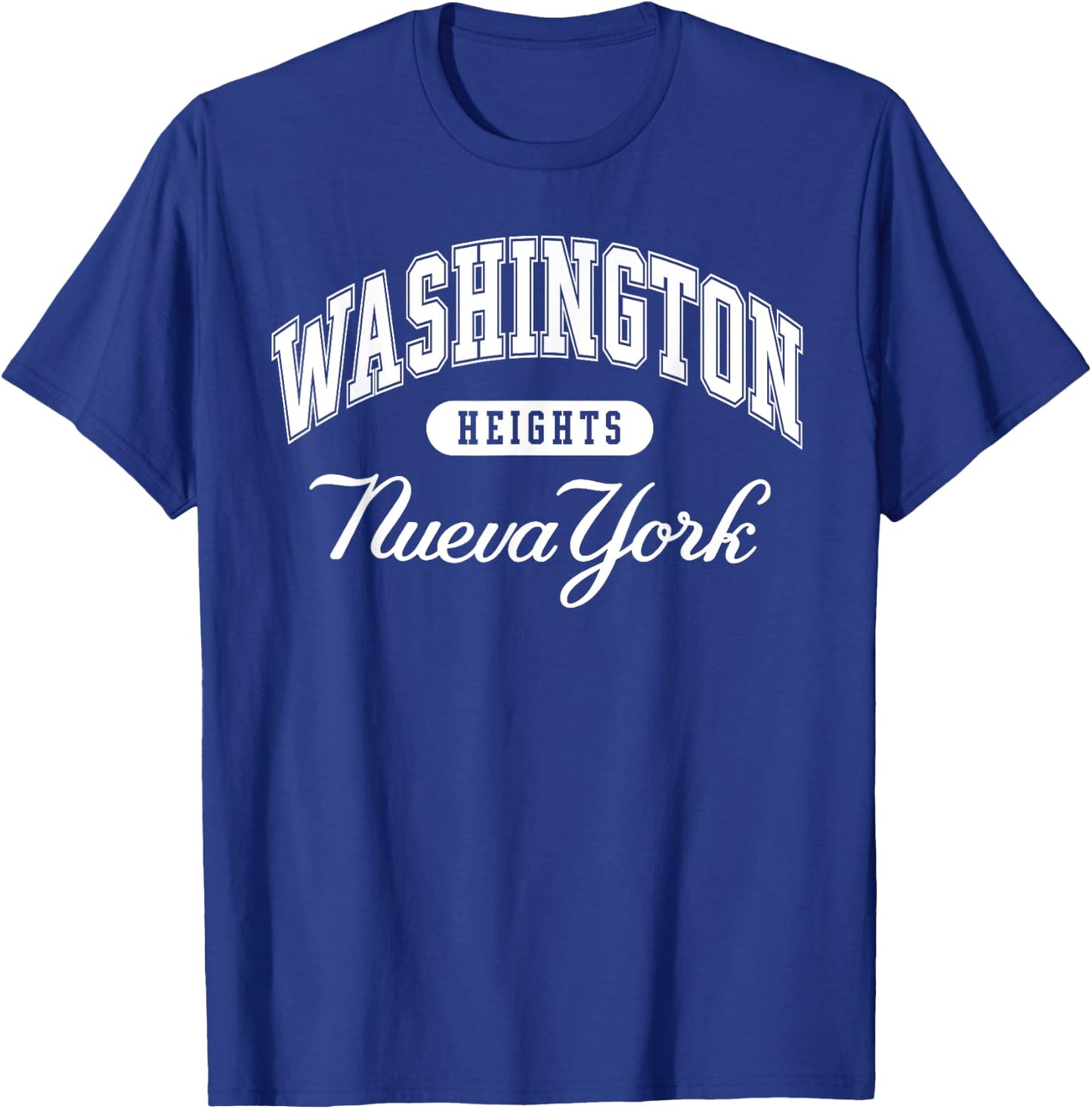 Washington Heights Nueva York - New York Vintage Retro T-Shirt - T-Shirt | Royal