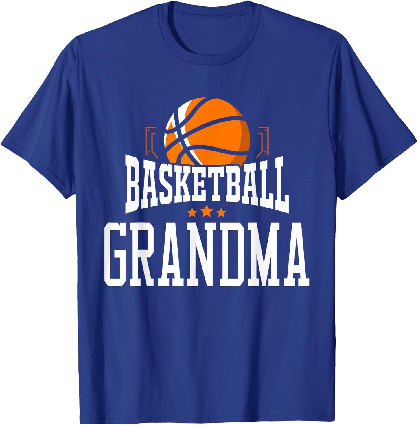 Basketball Grandma Team Sports Fan T-Shirt - T-Shirt | Royal