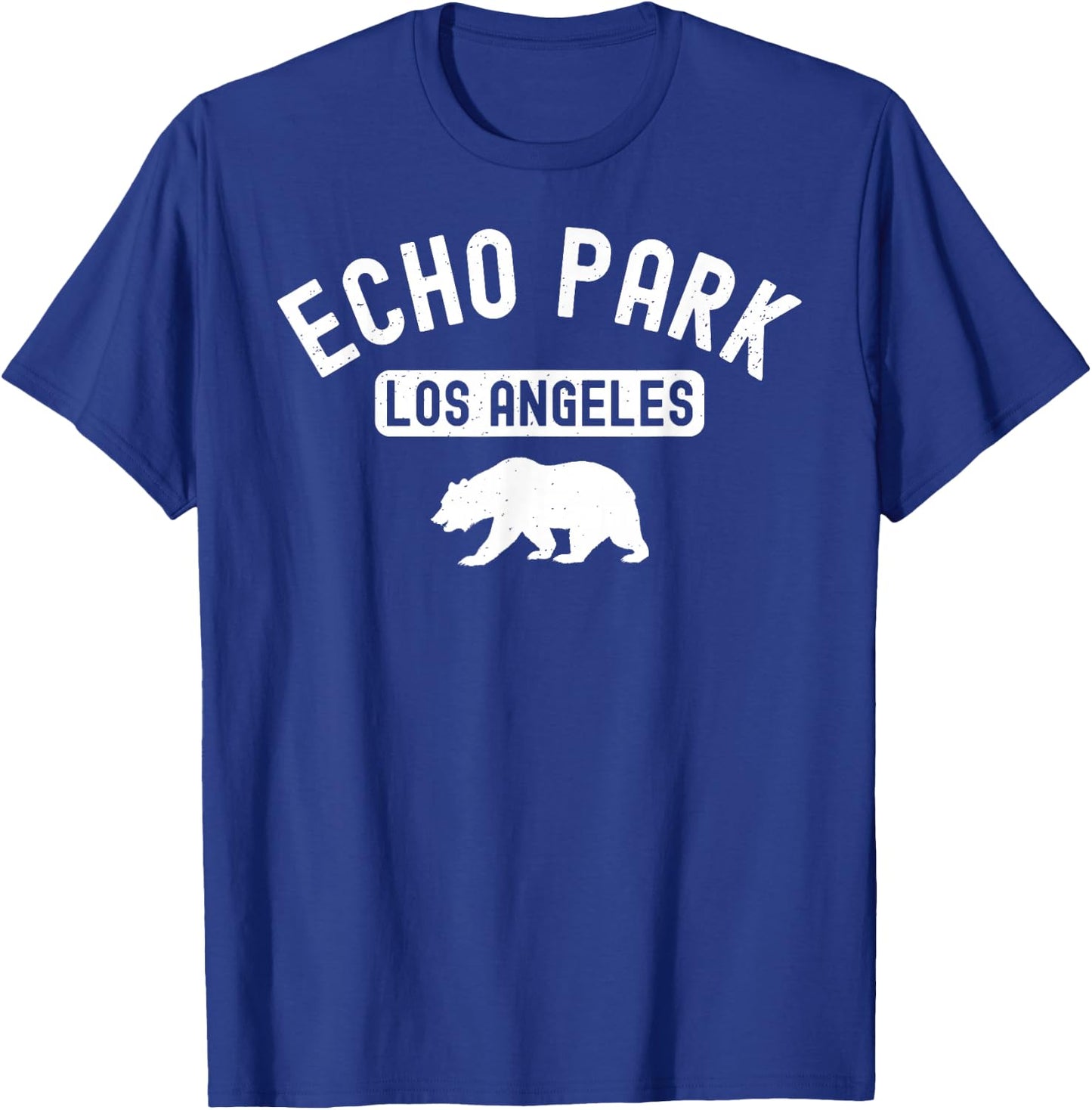 Echo Park Los Angeles City Street Sunset Alvarado Lake 323 T-Shirt - T-Shirt | Royal