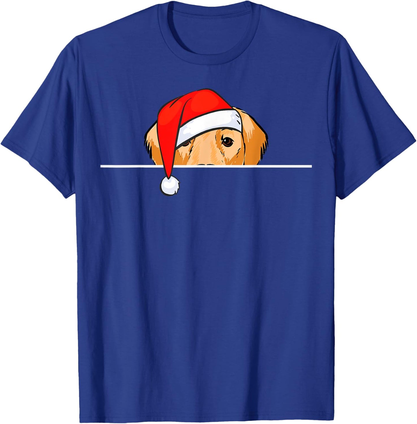 Golden Retriever Dog Christmas Men Women Kids T-Shirt - T-Shirt | Royal