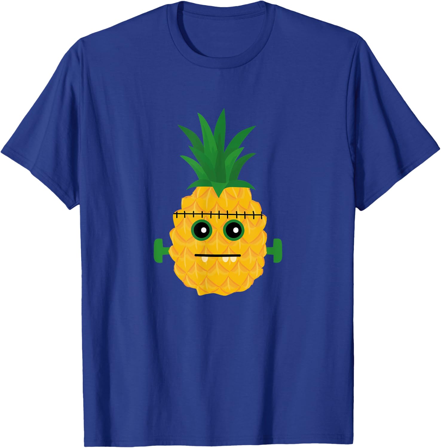 Halloween Horror Pineapple Monster T-Shirt - T-Shirt | Royal