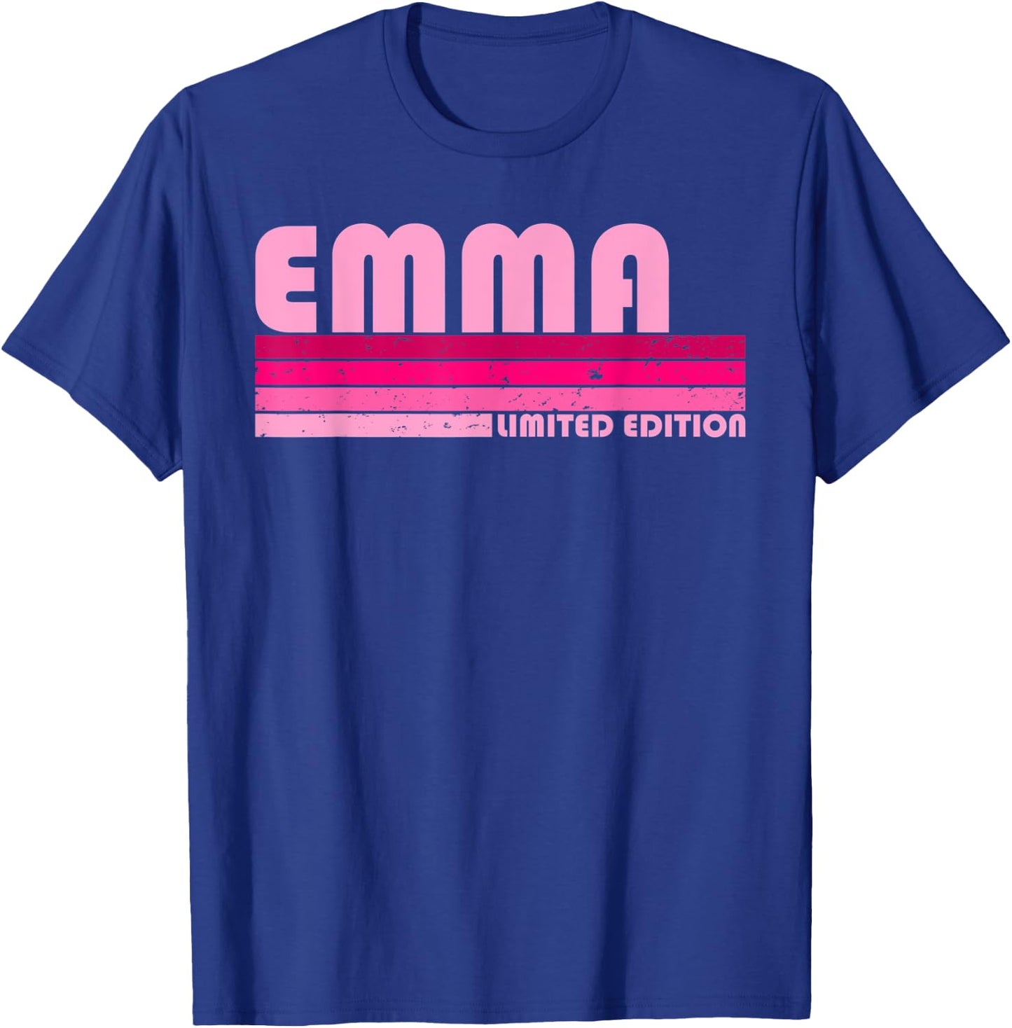EMMA Name Personalized Retro Vintage 80s 90s Birthday T-Shirt - T-Shirt | Royal