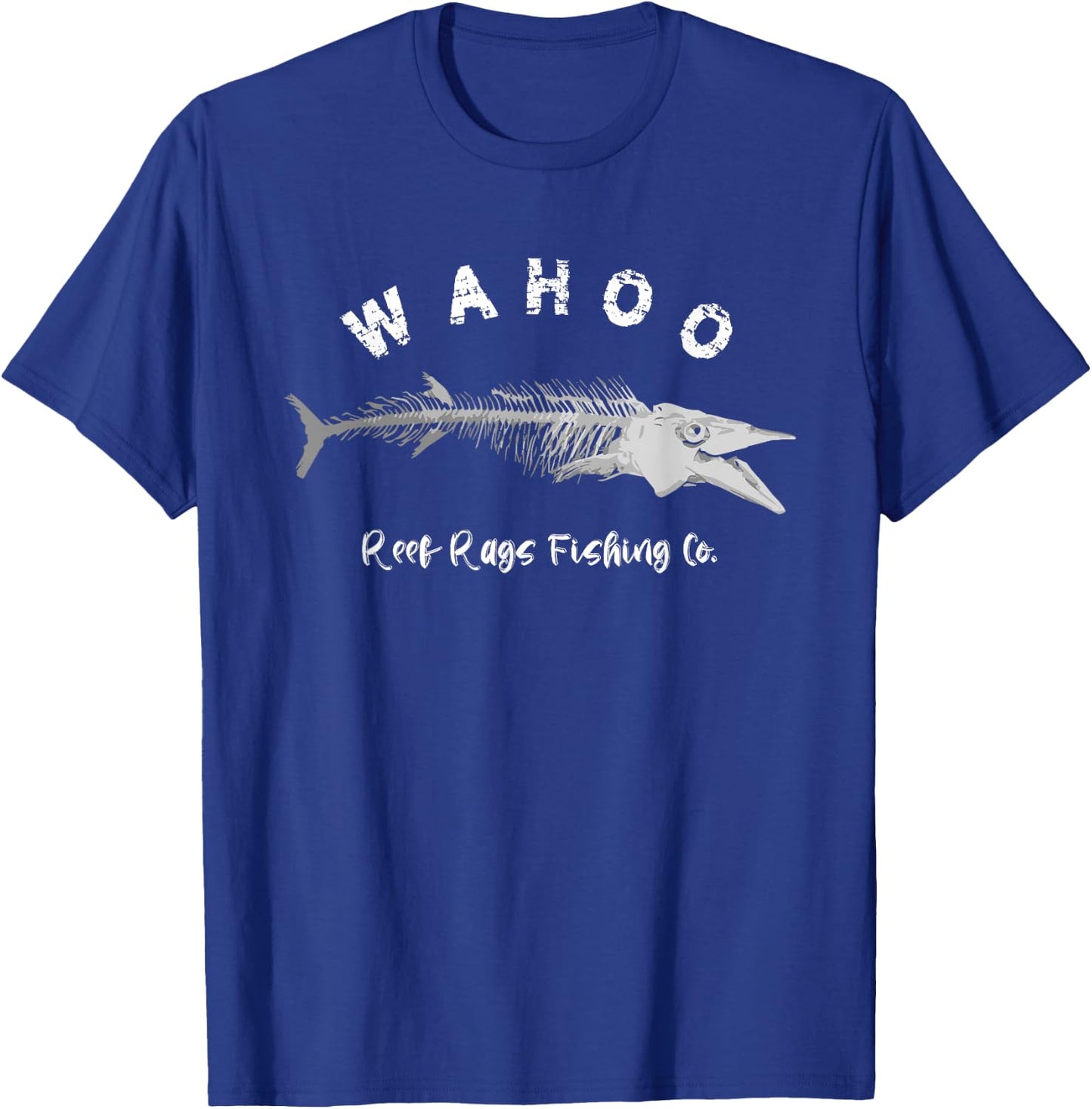 Reef Rags Wahoo Fish Bones T-Shirt - T-Shirt | Royal