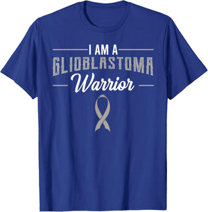 Glioblastoma Multiforme Warrior GBM Grade IV Astrocytoma T-Shirt - T-Shirt | Royal