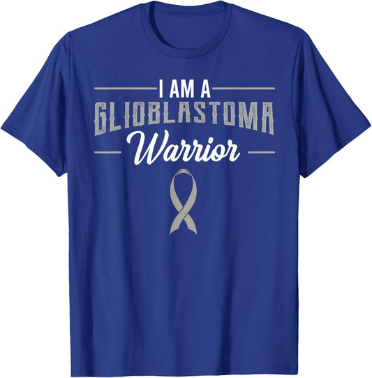 Glioblastoma Multiforme Warrior GBM Grade IV Astrocytoma T-Shirt - T-Shirt | Royal