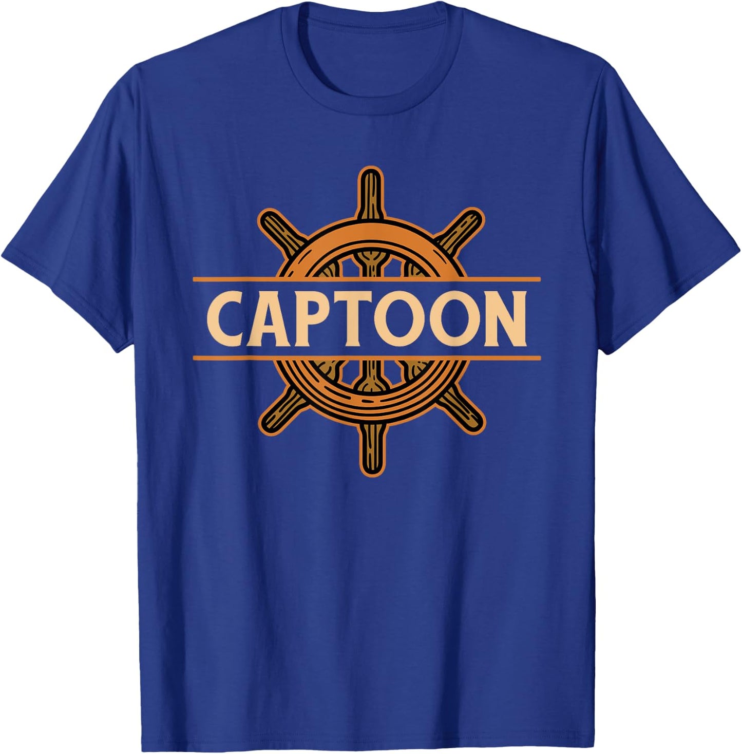 Tritoon Captain Pontoon Captain Captoon T-Shirt - T-Shirt | Royal