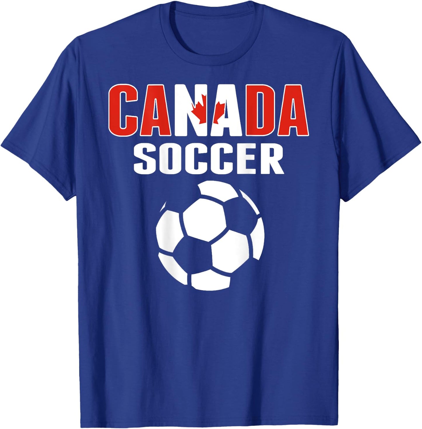 Proud Canada Soccer Lovers Jersey - Canadian Football Fans T-Shirt - T-Shirt | Royal