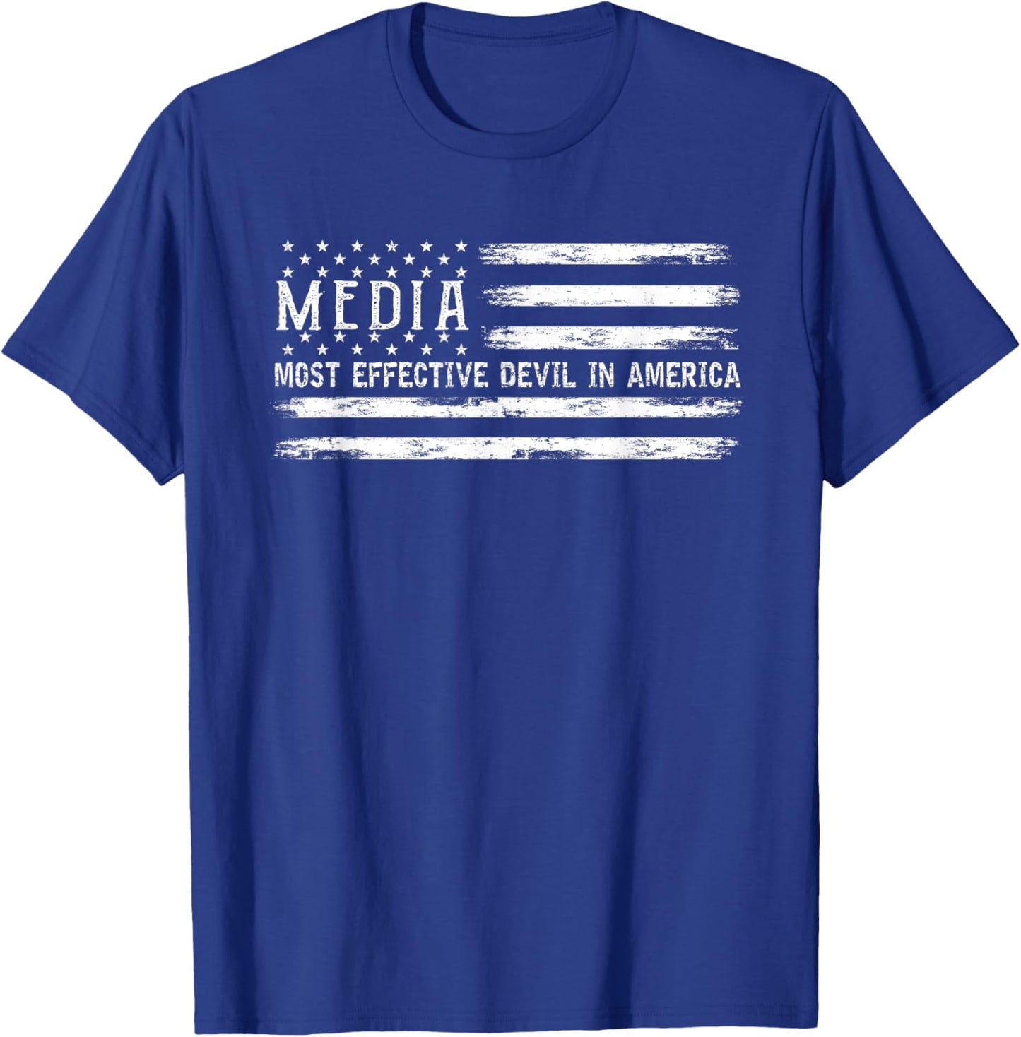 Media Most Effective Devil In America T-Shirt - T-Shirt | Royal