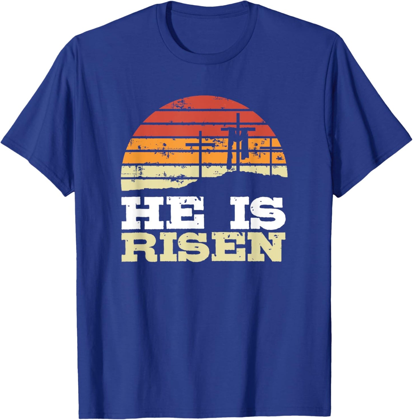 He Is Risen Jesus Happy Easter Christian Faith Cute T-Shirt - T-Shirt | Royal
