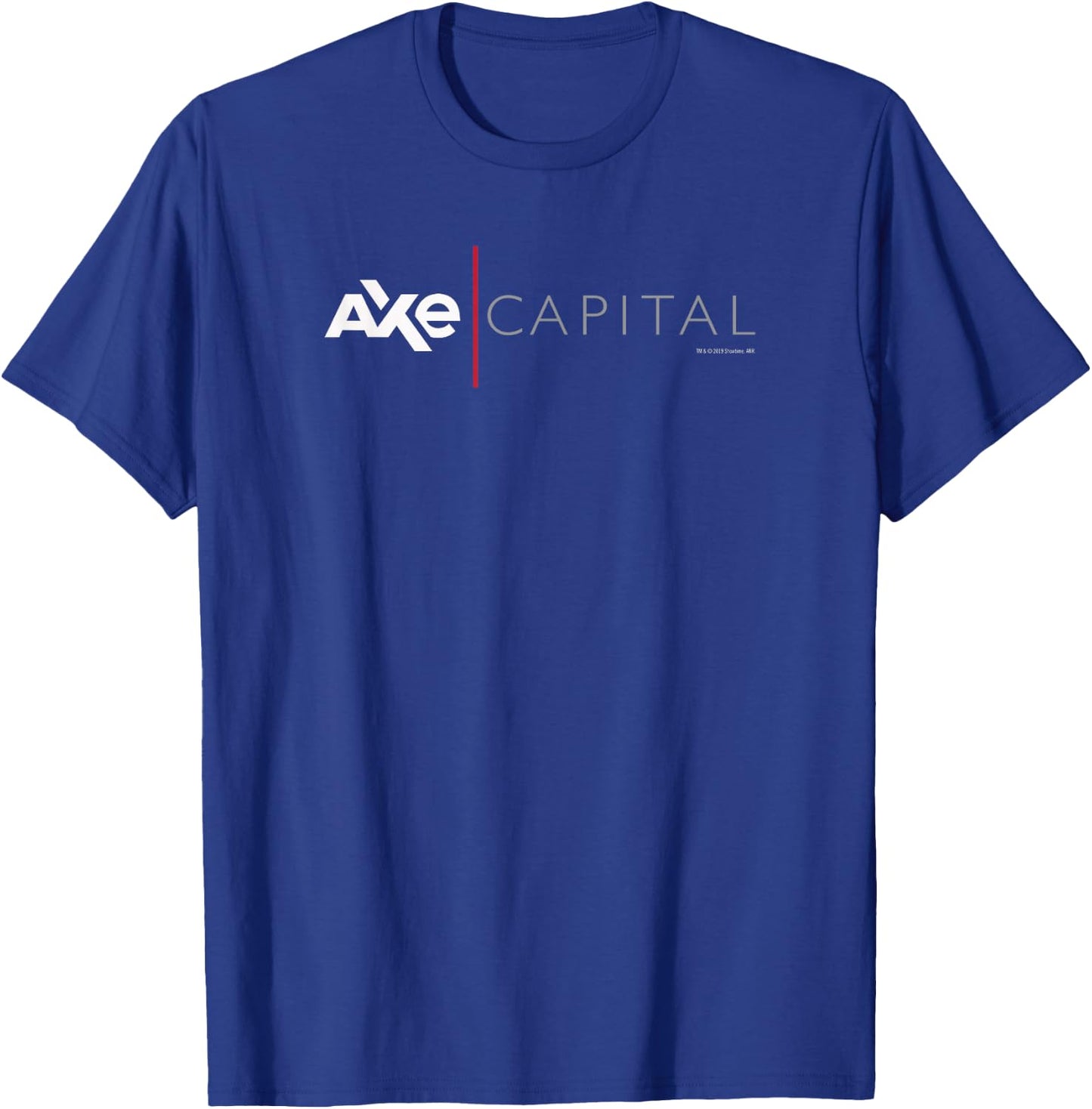 Billions Axe Capital Horizontal Logo T-Shirt - T-Shirt | Royal
