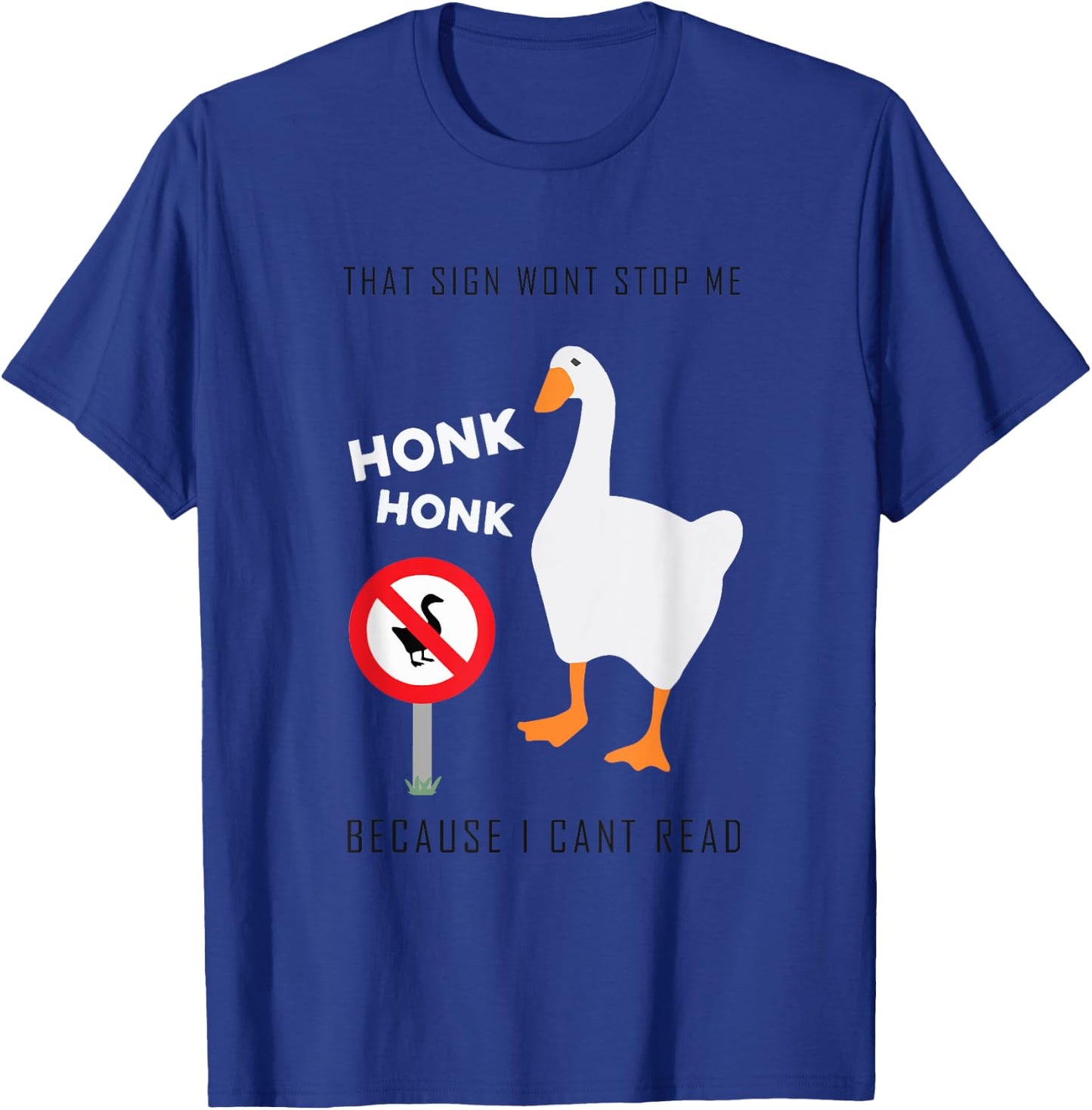 Untitled Goose Game Funny T-Shirt - T-Shirt | Royal