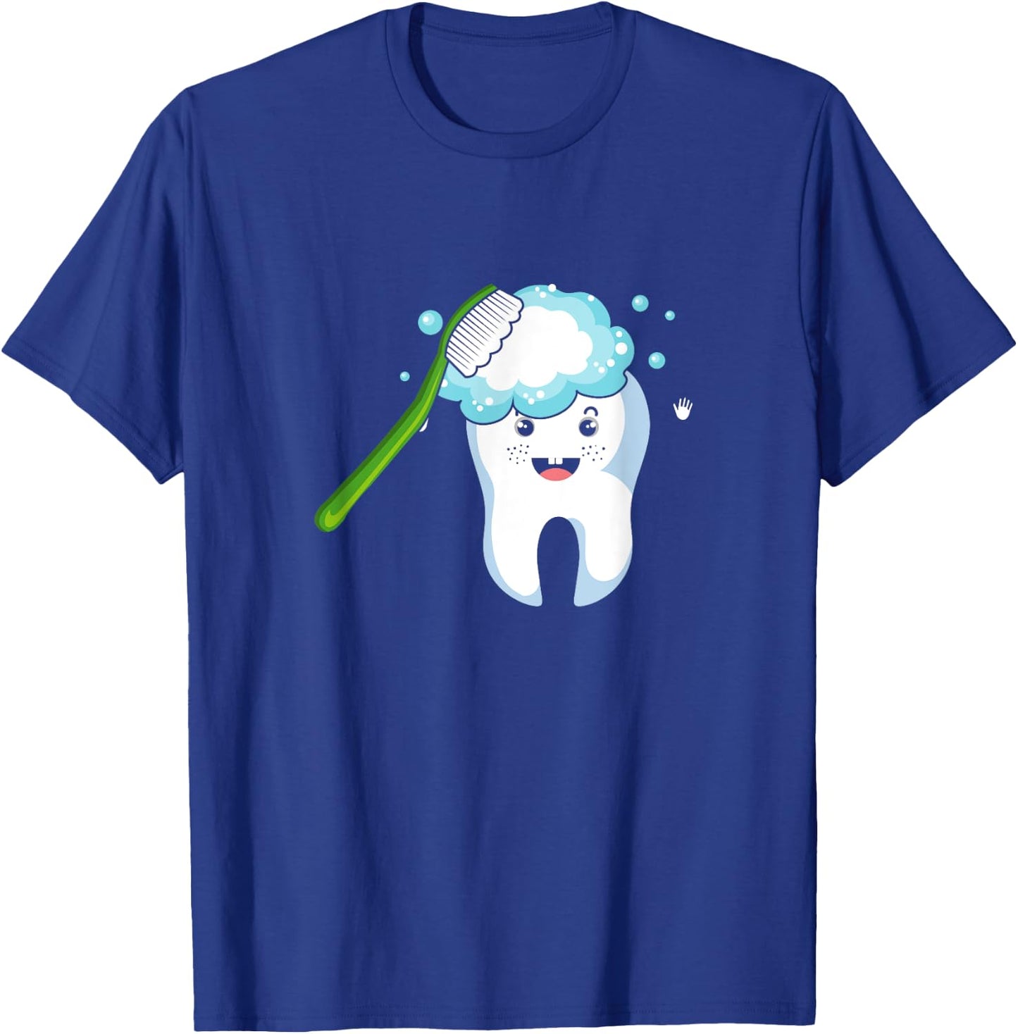 Tooth Dentist Cute Teeth Technician Hygienist Dental Teeth T-Shirt - T-Shirt | Royal