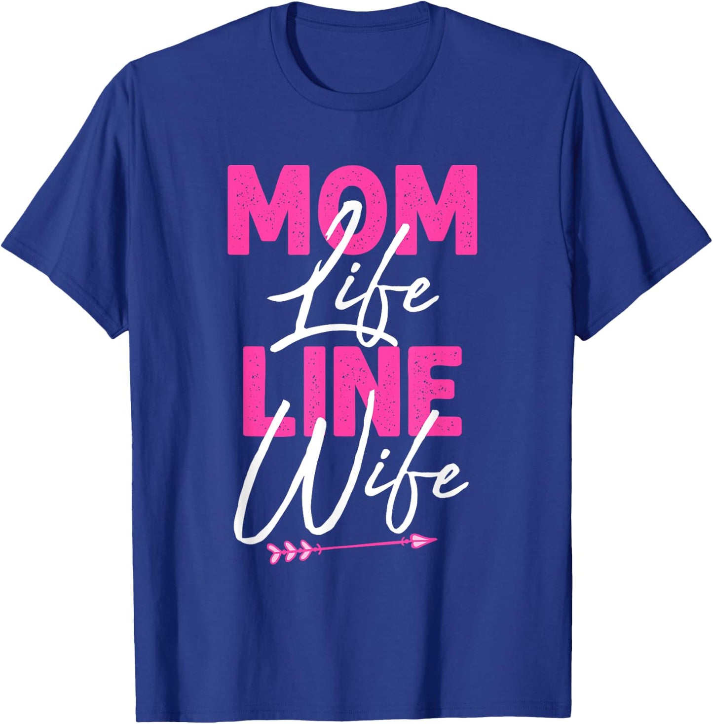 Funny Lineman Wife Design Lineman Lover Women Mom Linesman T-Shirt - T-Shirt | Royal
