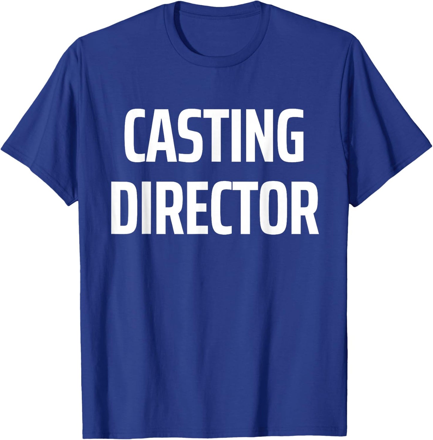 CASTING DIRECTOR - Film Crew Filmmaker Role Creative Bold T-Shirt - T-Shirt | Royal