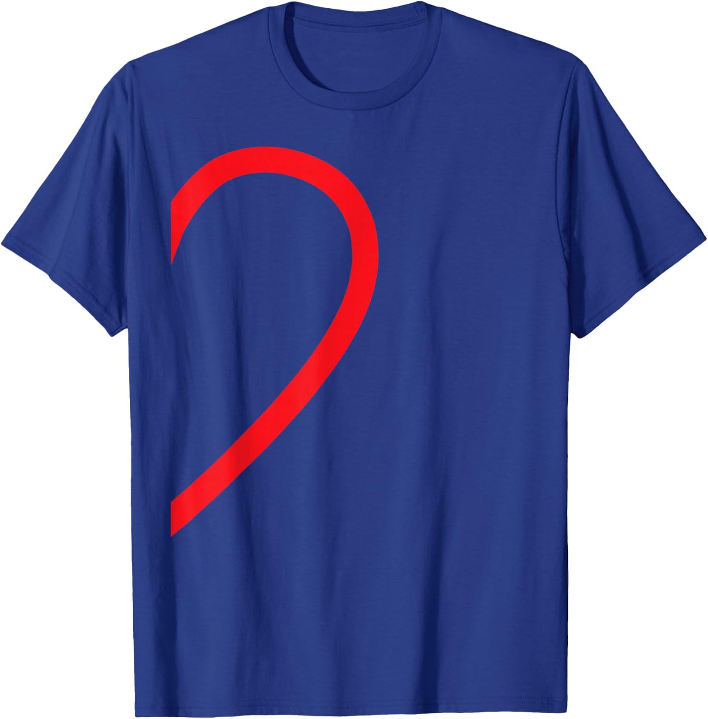 Half Heart Partner Couple Pyjamas Right Side Lovers Couple T-Shirt - T-Shirt | Royal