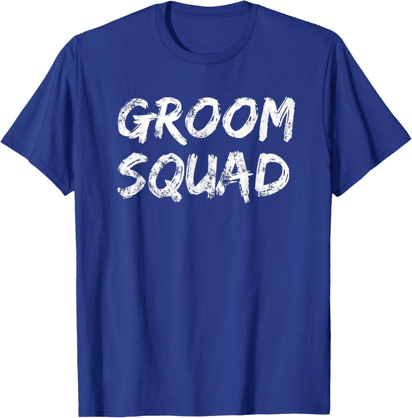 Groom Squad Funny Bachelor Party Groomsmen Wedding Team T-Shirt - T-Shirt | Royal