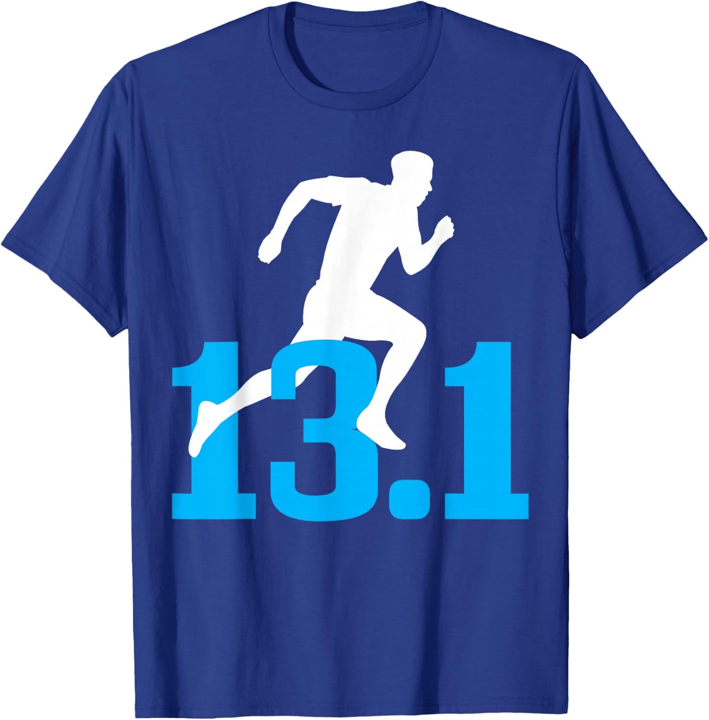 Half Marathon Runner Half Marathon Running Shoe, 13.1 Miles T-Shirt - T-Shirt | Royal