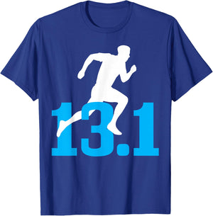 Half Marathon Runner Half Marathon Running Shoe, 13.1 Miles T-Shirt - T-Shirt | Royal