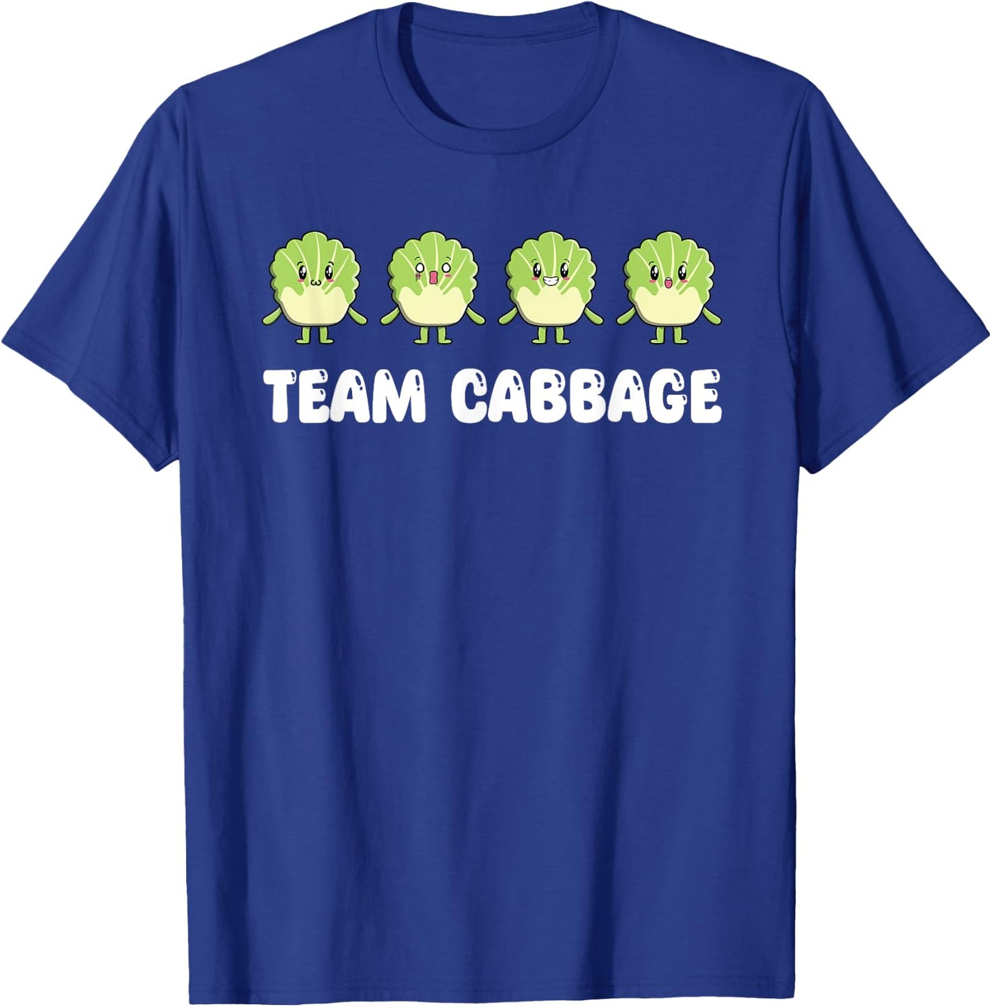 Funny Team Cabbage Costume Love Savoy Cabbage T-Shirt - T-Shirt | Royal