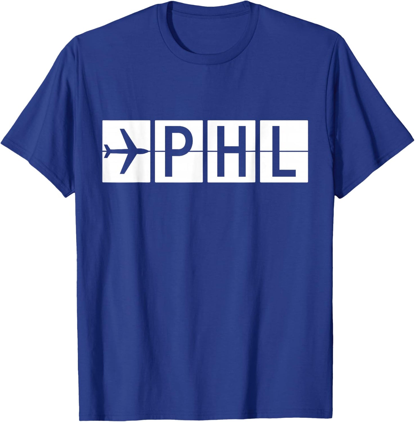PHL Philadelphia Philly Pennsylvania Airport T-Shirt - T-Shirt | Royal